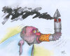 Cartoon: Haydi baca gibi tüttürün... (small) by kamil yavuz tagged kamil,yavuz,net