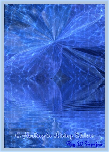 Cartoon: A Healing in Blue Living Waters (medium) by ray-tapajna tagged healing,in,blue,inspirational,hope,trust,perfect,love,endless,possibilities,life,ideal,flowing,grace,abstract,art
