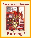 Cartoon: American Dream Burning (medium) by ray-tapajna tagged workers,burning,dream,american,dignity,betrayed