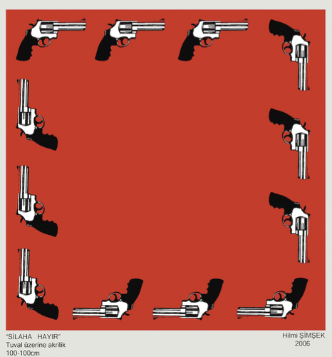 Cartoon: No Gun (medium) by Hilmi Simsek tagged gun,silah,tabanca
