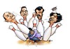 Cartoon: civilian coup (small) by Hilmi Simsek tagged civilian coup kaddafi gaddafi ahmedinejad zeynel abidin husnu mubarak tunis libya morocco algeria iran hilmi simsek