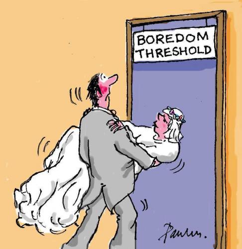 Cartoon: Boredom Threshold (medium) by Paulus tagged marriage