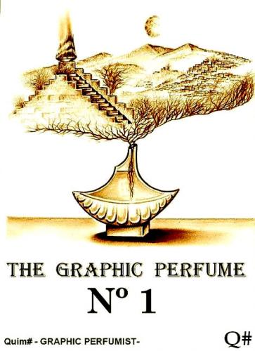 Cartoon: THE GRAPHIC PERFUME (medium) by QUIM tagged perfume,illustration,grafik,no1,landschaft,geruch,mode,duft,gras,frische,parfum,flasche