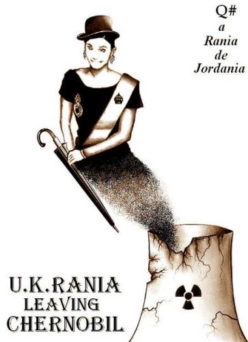 Cartoon: UKRANIA LEAVING CHERNOBIL (medium) by QUIM tagged ukrania,chernobil,nuclear,disaster,rania,jordania,queen,united,kingdom,fashion,ukraine,tschernobyl,katastrophe,konsequenzen,gau,kernkraftwerk,kernkraft,umweltkatastrophe,explosion,strahlung,radioaktiv,rania,jordanien,königin,mode,uk,großbritannien,fashion,verlassen,abschied