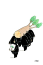 Cartoon: funeral ceremony (small) by emraharikan tagged funeral ceremony