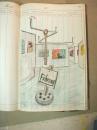 Cartoon: my sketchbook - exhibition guide (small) by daPinsli tagged gouache,museum,exhibition,automatic,