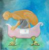 Cartoon: riding the tub (small) by daPinsli tagged crazy,