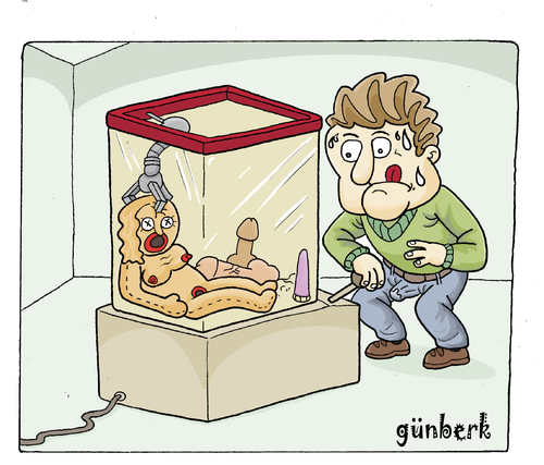Cartoon: Gift Machine (medium) by gunberk tagged heh