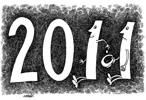 Cartoon: 2011 crisis (medium) by Medi Belortaja tagged crisis,2011