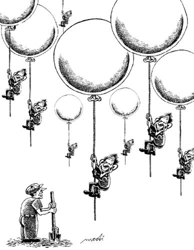 Cartoon: work and words (medium) by Medi Belortaja tagged words,job,worker,balloon