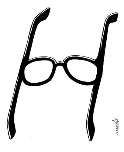 Cartoon: glasses for two (medium) by Medi Belortaja tagged glasses