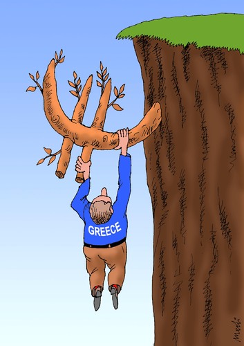 Cartoon: greece (medium) by Medi Belortaja tagged greece,help,aid,euro,crisis