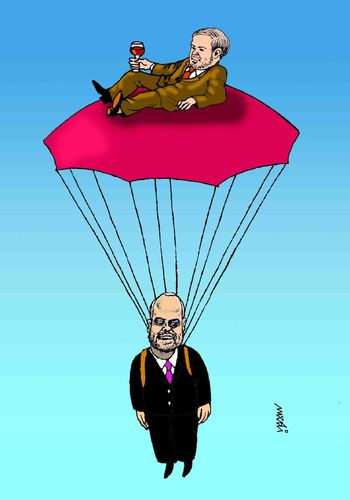 Cartoon: politics relations (medium) by Medi Belortaja tagged relations,politics