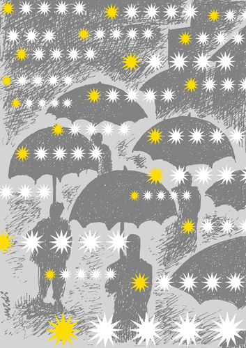 Cartoon: snow rating (medium) by Medi Belortaja tagged stars,puan,points,rating,snow