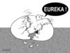 Cartoon: bird philosopher (small) by Medi Belortaja tagged bird,philosopher,egg,eureka