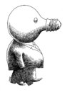 Cartoon: bulb man (small) by Medi Belortaja tagged bulb,man,light,idea,success,electricity