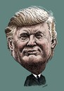 Cartoon: Donald Trump (small) by Medi Belortaja tagged donald trump american business magnate