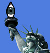 Cartoon: eye of the freedom (small) by Medi Belortaja tagged eye,spy,spying,interenet,fb,phone,mobile,nsa,privacy,eu,statue,usa,us,freedom