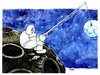 Cartoon: fishing (small) by Medi Belortaja tagged fishing