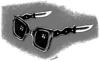 Cartoon: glasses (small) by Medi Belortaja tagged glasses
