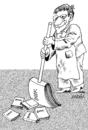 Cartoon: purifier (small) by Medi Belortaja tagged purifier book books
