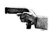 Cartoon: man weapons (small) by Medi Belortaja tagged man,weapons,gun,kill,murder
