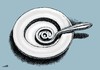 Cartoon: internet spoon (small) by Medi Belortaja tagged internet,spoon,plate,food,at,social,network,digital