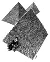 Cartoon: modern pyramid (small) by Medi Belortaja tagged modern,pyramid,money,corruption,hosni,mobarak,dictators