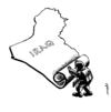 Cartoon: no war (small) by Medi Belortaja tagged no,war,soldier,us,carpet,iraq