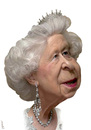 Cartoon: Queen Elisabeth II (small) by Medi Belortaja tagged queen elisabeth ii england 60th anniversary united kingdom