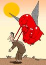 Cartoon: rich and poor (small) by Medi Belortaja tagged rich,poor,men,mosquito