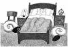 Cartoon: Snails sleeping (small) by Medi Belortaja tagged snails,sleeping,bedroom,bed,couple,shell,humor