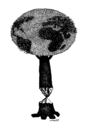 Cartoon: tree world (small) by Medi Belortaja tagged cut,tree,world,earth,globe,environment,continents,ecological,destruction