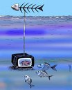 Cartoon: tv (small) by Medi Belortaja tagged tv,fish,antenne