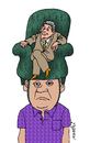 Cartoon: hat armchair (small) by Medi Belortaja tagged hat,head,armchair,politicians,people,man,power