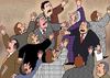 Cartoon: anarchists (small) by Medi Belortaja tagged anarchists,caos,people,conflict,mps