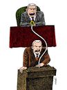 Cartoon: manipulation of sound (small) by Medi Belortaja tagged manipulation,sound,microphone,tutelage,men,heads