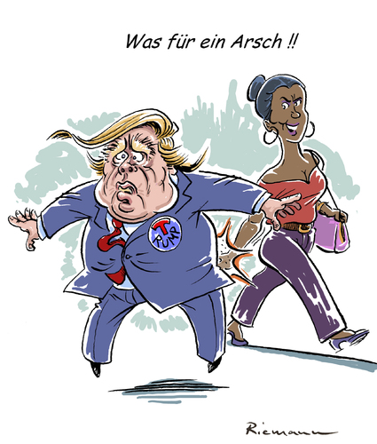 Cartoon: Trumpeltier (medium) by Riemann tagged donald,trump,us,politics,republicans,election,2016,madness,idiot,politik,republikaner,wahnsinn,usa,amerika,frauen,women,rassismus,racism,fat,ass,cartoon,george,riemann,donald,trump,us,politics,republicans,election,2016,madness,idiot,politik,republikaner,wahnsinn,usa,amerika,frauen,women,rassismus,racism,fat,ass,cartoon,george,riemann