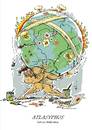 Cartoon: Atlasyphos (small) by Riemann tagged gott,goetter,gods,atlas,sisyphos,olymp,welt,frieden,krieg,streit,war,world,peace