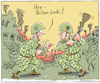 Cartoon: Brüder (small) by Riemann tagged krieg,politik,wahnsinn,war,politics,madness,brüder,kampf,sinnlos,frieden,peace,cartoon,george,riemann
