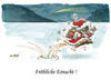Cartoon: Einacht (small) by Riemann tagged ostern weihnachten feiertage eier hase weihnachtsmann