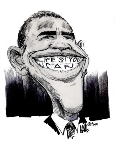 Cartoon: Now You Can (medium) by halltoons tagged obama,barack,president,usa,caricature