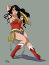Cartoon: Amazon Princess (small) by halltoons tagged wonderwoman comic comics comicbook character