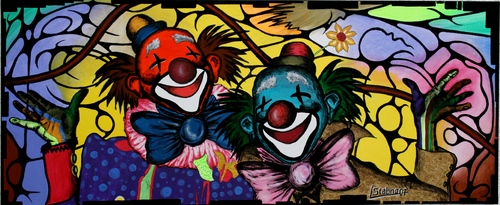 Cartoon: Clowns (medium) by Striefchen tagged clowns,bunt