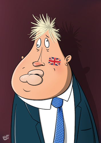 Cartoon: Boris Johnson (medium) by luftzone tagged thomas,luft,karikatur,lustig,premierminister,premier,großbritannien,boris,johnson,politiker,politik,politics,blond,thomas,luft,karikatur,lustig,premierminister,premier,großbritannien,boris,johnson,politiker,politik,politics,blond