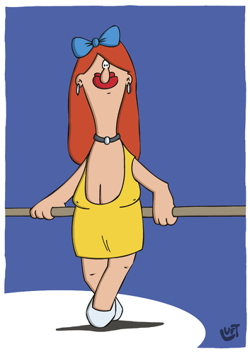 Cartoon: Voll Erotisch - Stange (medium) by luftzone tagged thomas,luft,cartoon,illustration,erotik,erotisch,stange,frau,thomas,luft,cartoon,illustration,erotik,erotisch,stange,frau