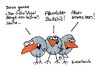 Cartoon: Der frühe Vogel... (small) by brezeltaub tagged early,bird,der,frühe,vogel,fängt,den,wurm,bullshit,vögel,unterhaltung,brezeltaub