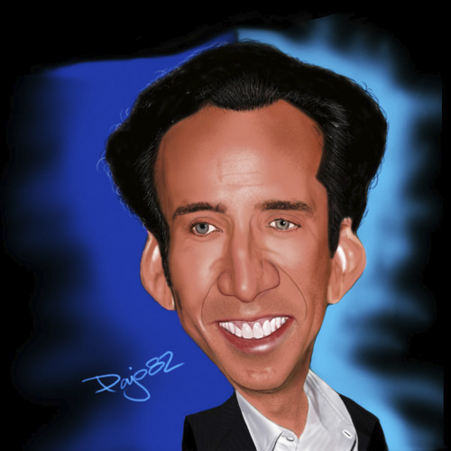 Cartoon: Nicholas Cage (medium) by Pajo82 tagged nicholas,cage