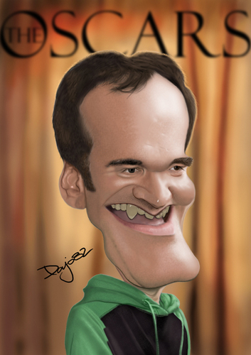 Cartoon: Quentin Tarantino (medium) by Pajo82 tagged tarantino