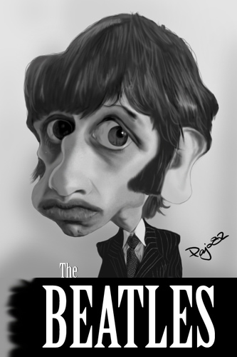 Cartoon: Ringo Starr (medium) by Pajo82 tagged ringo,starr
